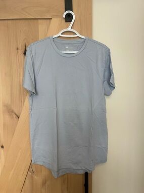 Simons Pale Blue Short Sleeve Crew Neck T-Shirt